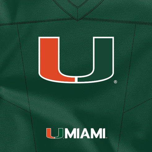 University of Miami Green Jersey Galaxy S24 FE Kickstand Case